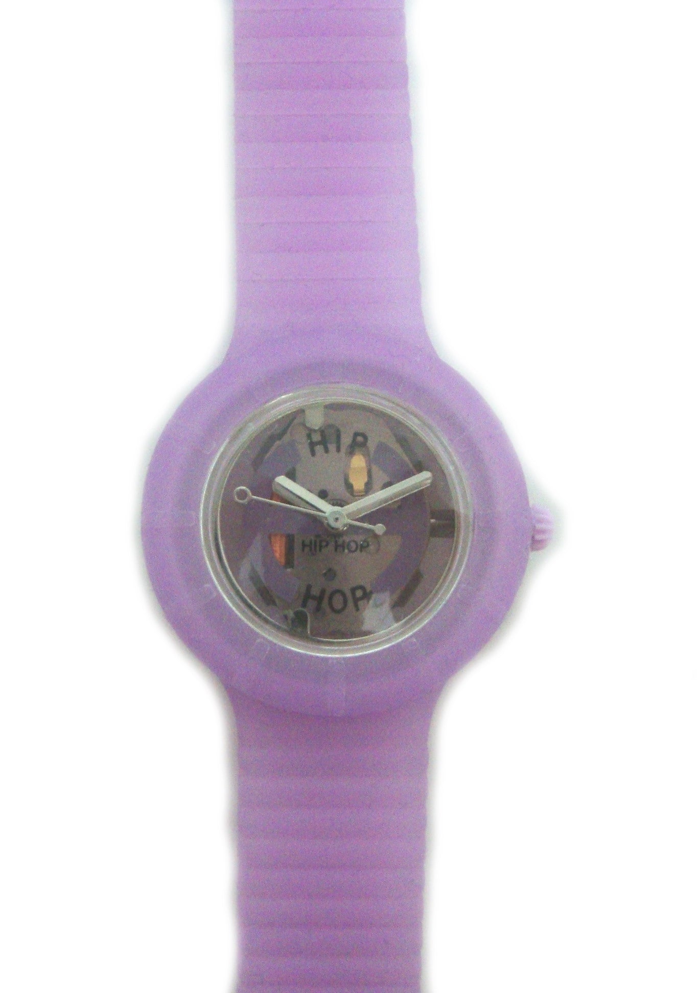 Orologio donna Hip Hop in silicone color lilla 503