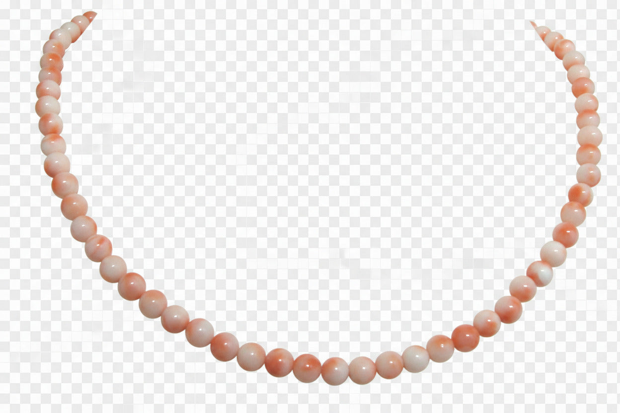 Collana donna Orelù filo di corallo rosa con chiusura in oro giallo ref. LAUDZCAXMI