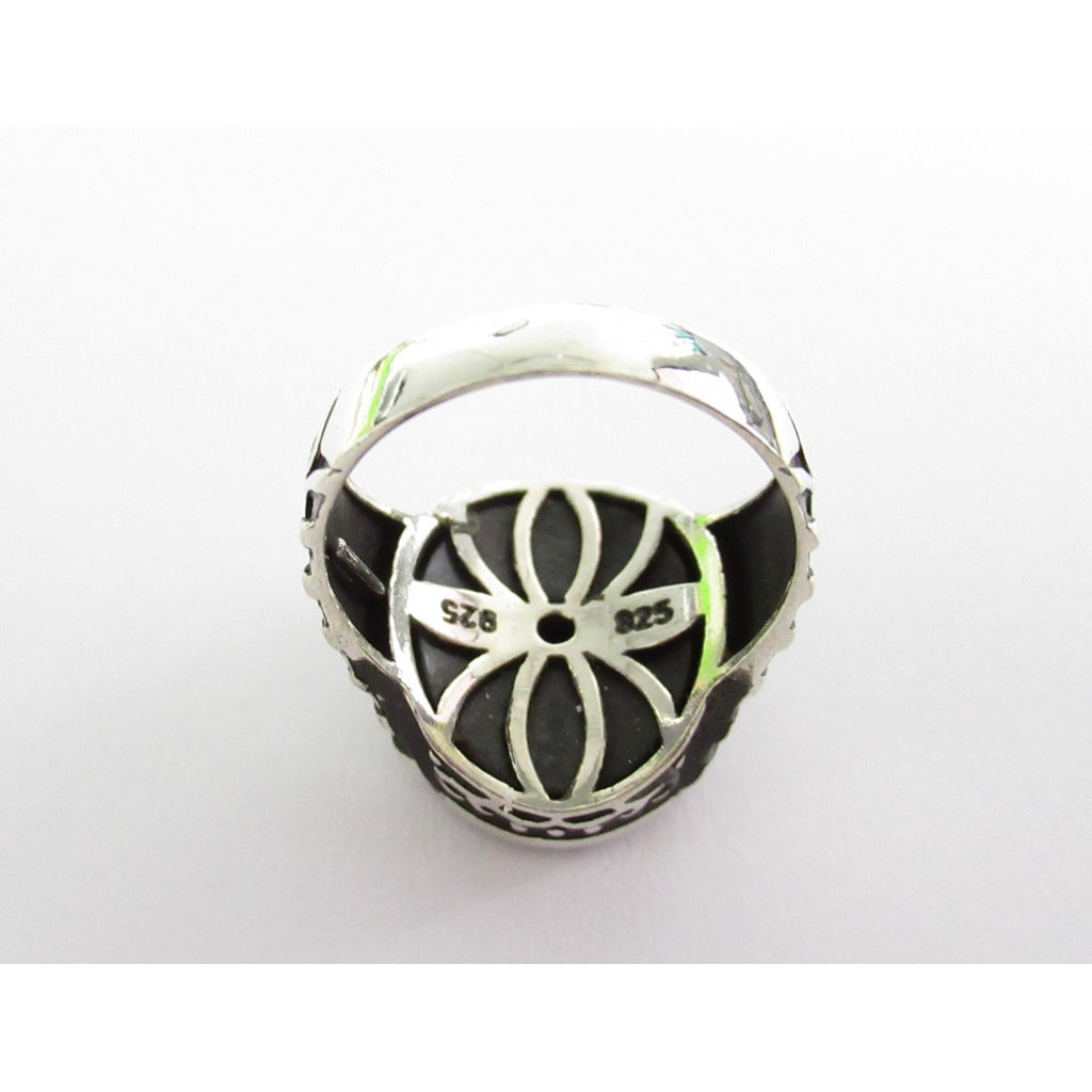 Anello uomo Orelù in argento e onice 809