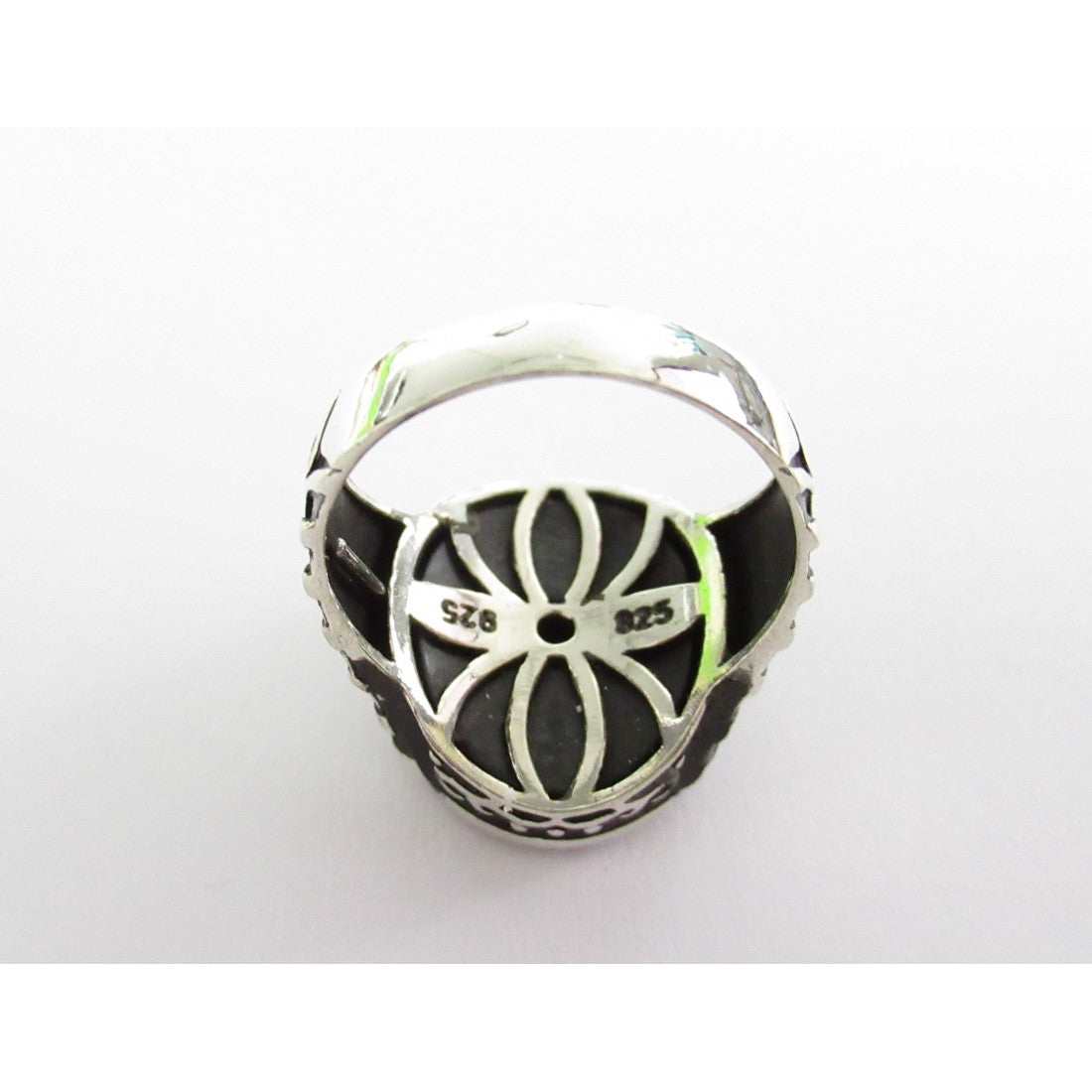 Anello uomo Orelù in argento e onice 809