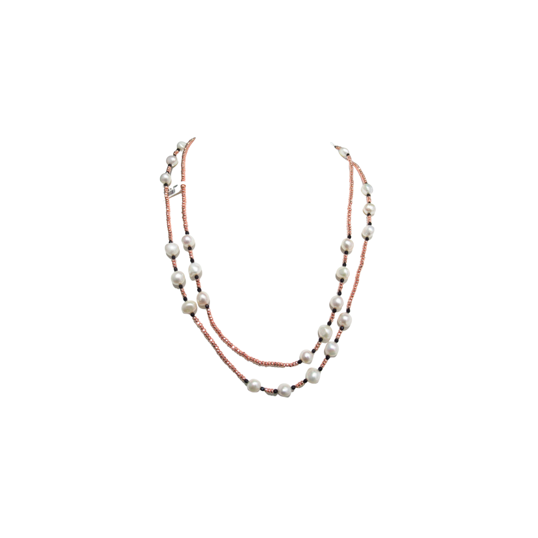 Bracciale donna Orelù in ottone, onice e perle 001006A