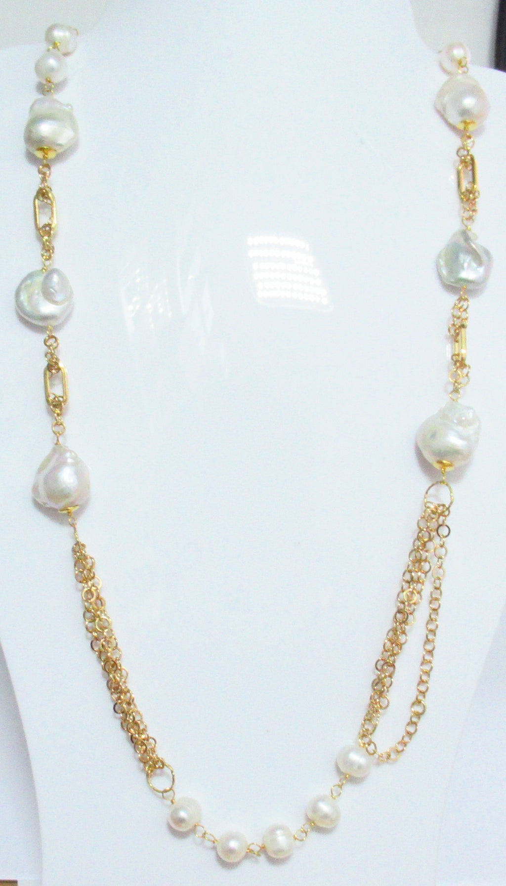 Collana donna Morfea Gioielli in ottone e perle 0010136