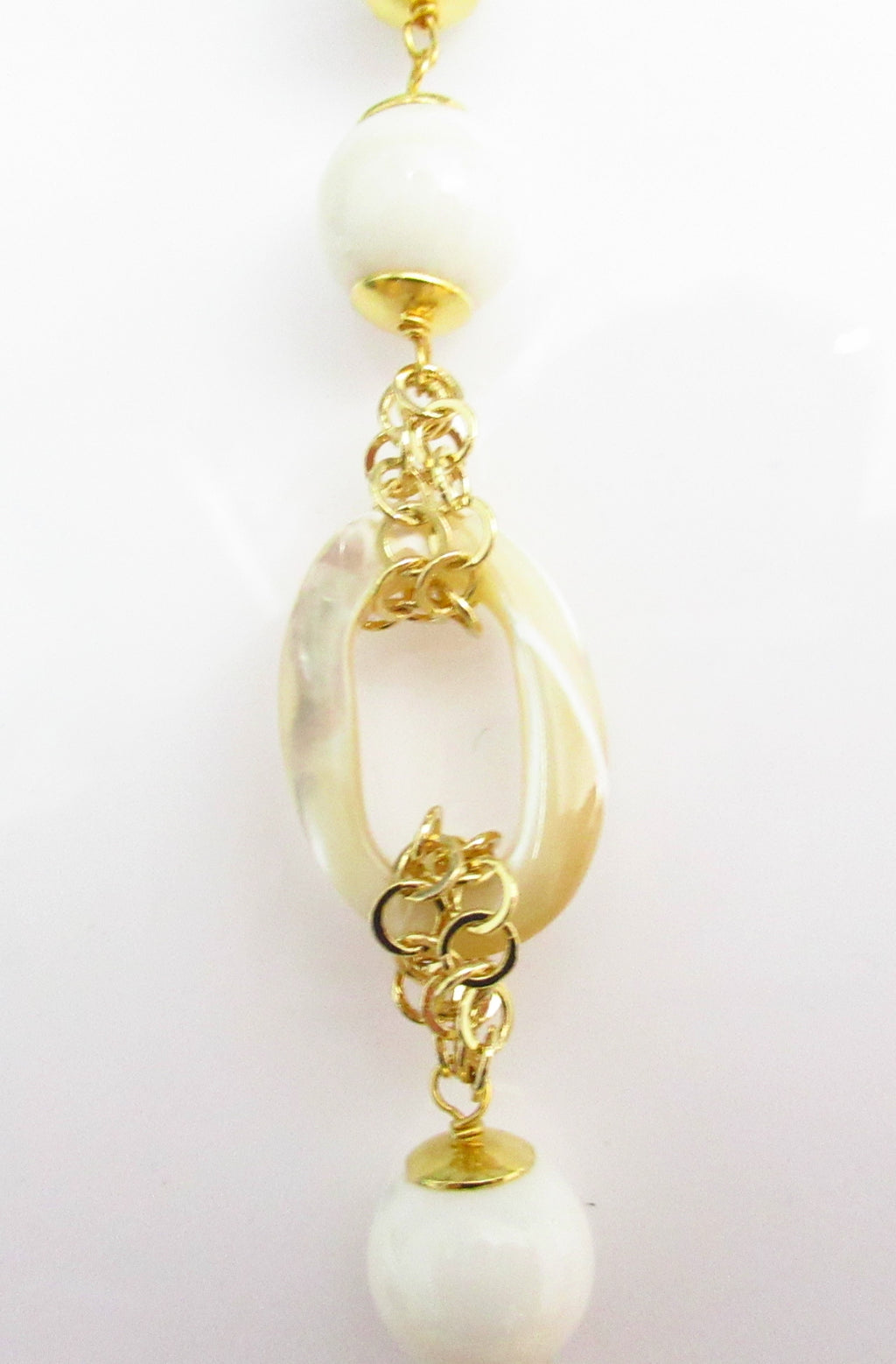 Collana lunga donna Morfea Gioielli in ottone, corallo, agata e osso 0010139
