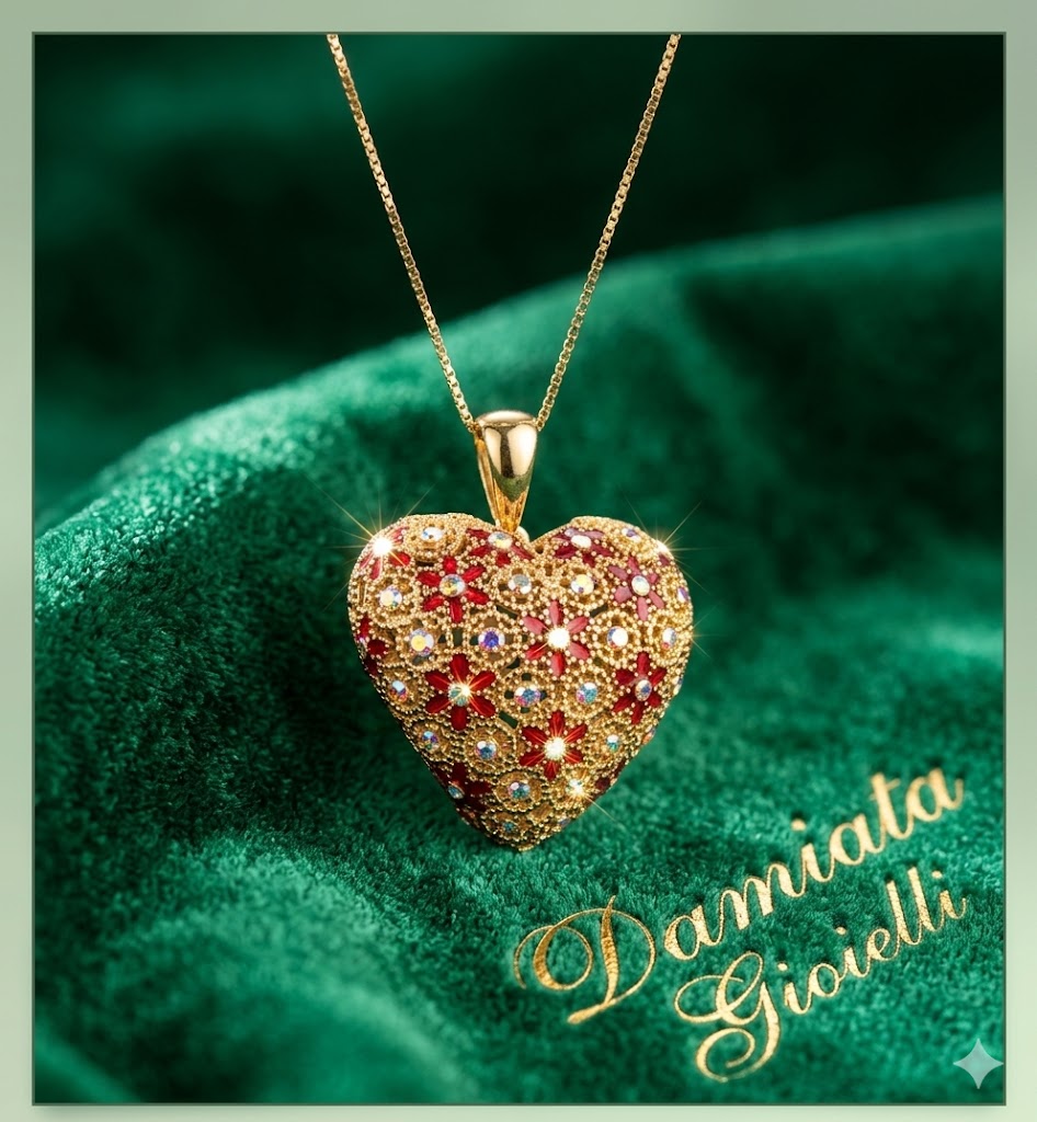 Collana a cuore donna Morfea Gioielli in argento 0010147