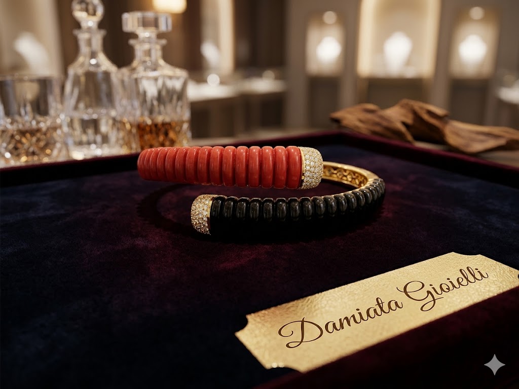Bracciale rigido donna MB Gioielli in acciaio dorato e zirconi 00678384