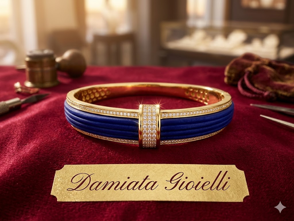 Bracciale rigido donna MB Gioielli in acciaio dorato e zirconi 00678414
