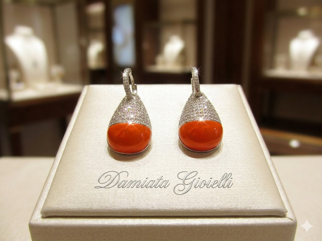 Orecchini pendenti donna MB Gioielli in acciaio e zirconi 00678940