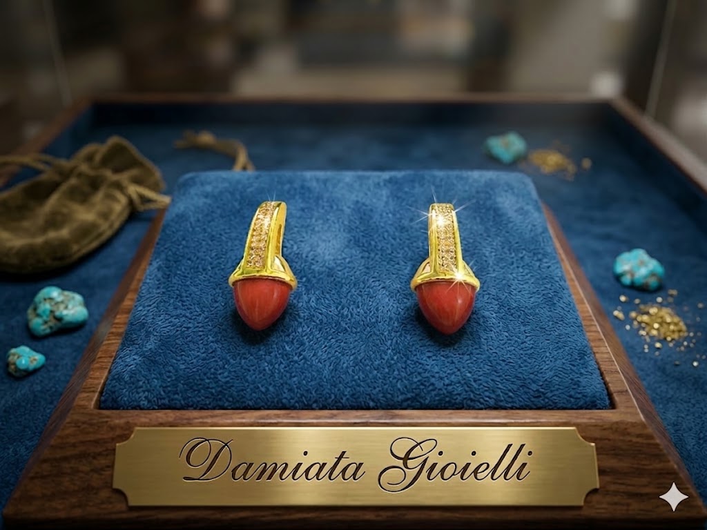 Orecchini pendenti donna MB Gioielli in acciaio dorato e zirconi 00679077
