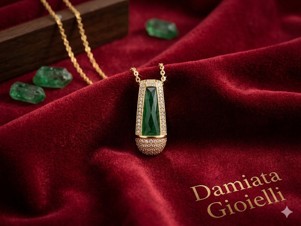 Collana donna MB Gioielli in acciaio dorato e zirconi 00679121Q