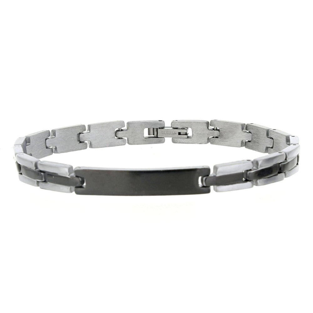 Bracciale uomo Urania Preziosi in acciaio bicolore 00BRUAC2014BK
