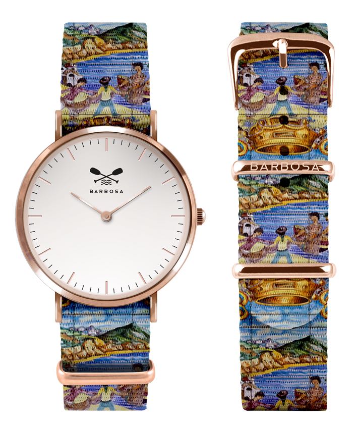 Orologio solo tempo Barbosa donna in acciaio e stoffa 01RSBI-18RN195