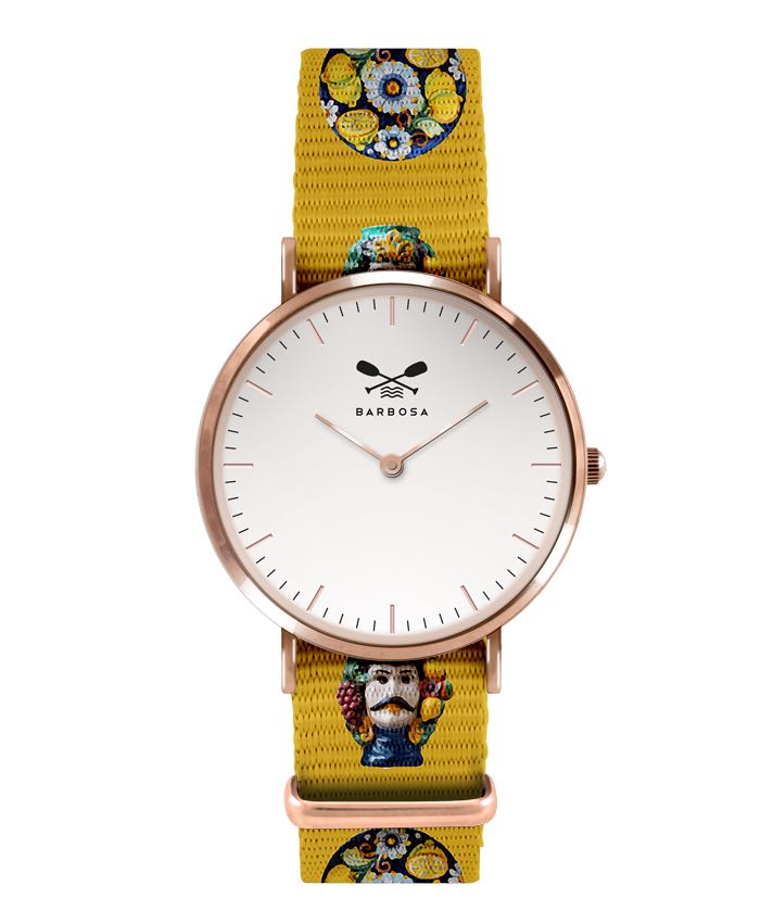Orologio solo tempo Barbosa donna in acciaio e stoffa 01RSBI-18RN207