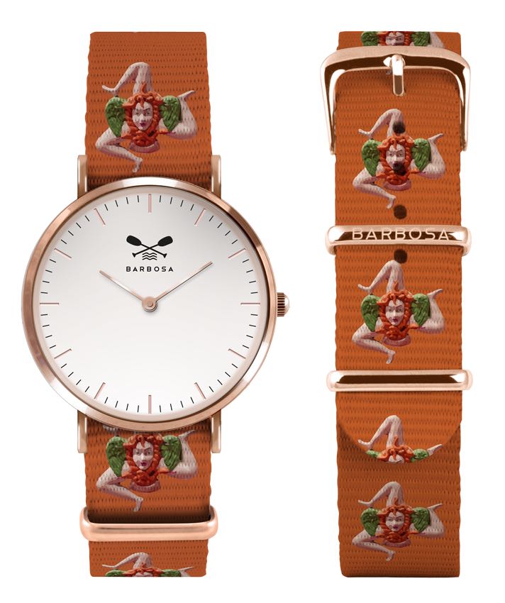 Orologio solo tempo Barbosa donna in acciaio e stoffa 01RSBI-18RN229