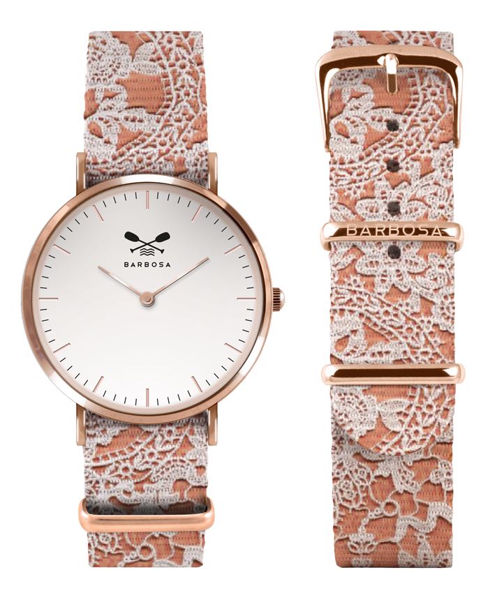 Orologio solo tempo Barbosa donna in acciaio e stoffa 01RSBI-18RN248