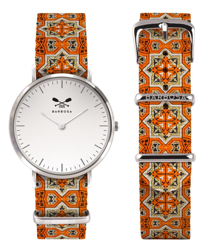 Orologio solo tempo Barbosa donna in acciaio e stoffa 01SLBI-18SN235