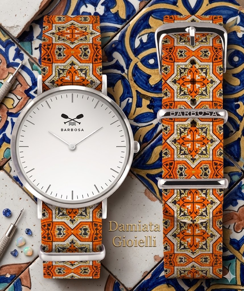 Orologio solo tempo Barbosa donna in acciaio e stoffa 01SLBI-18SN235