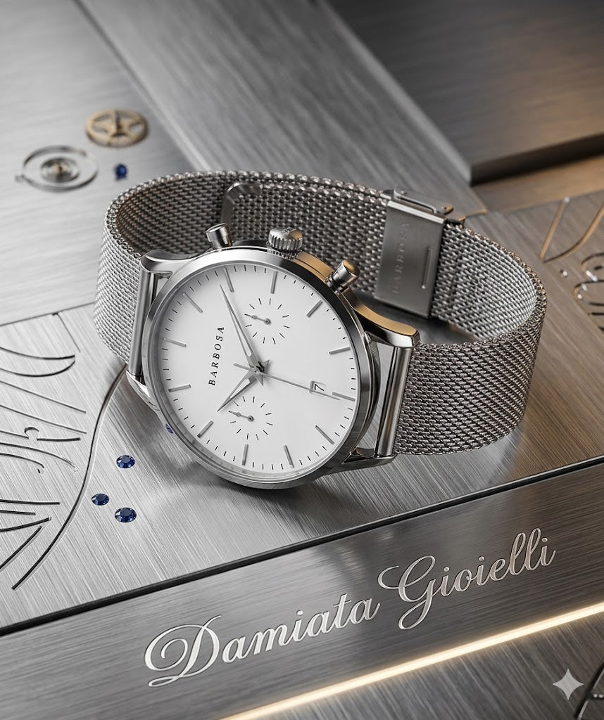 Orologio multifunzione Barbosa uomo in acciaio 04SLBI-18SM080