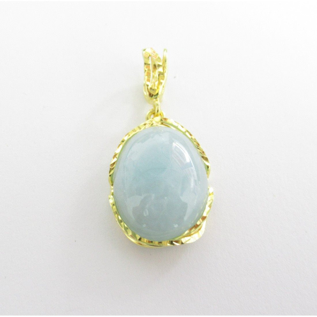 Charm donna in argento dorato e calcedonio 10043