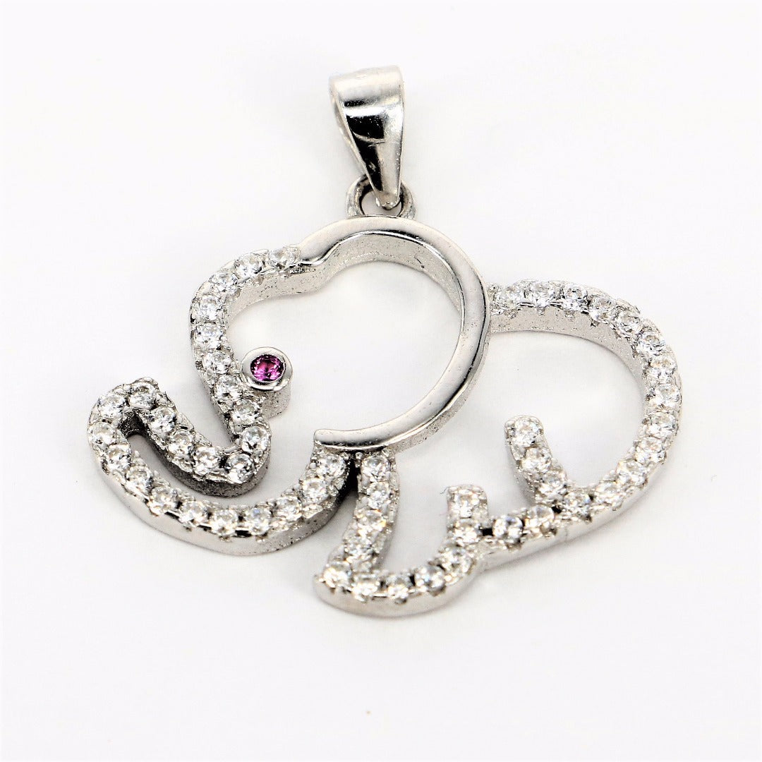 Charm elefante donna Trova Gioielli in argento e zirconi 1061
