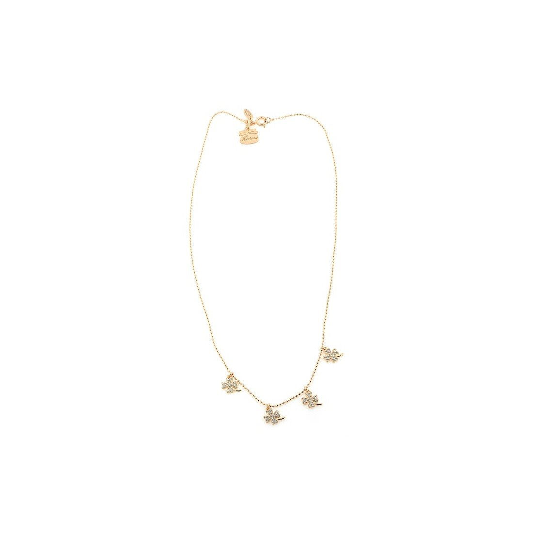 Collana donna Piti Malì in argento rosè e zirconi 123/C-FO