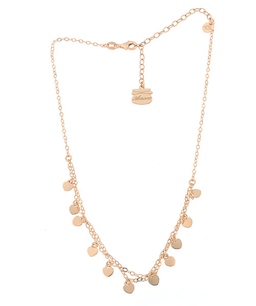 Collana donna Piti Malì in argento rosè 136/C-AM