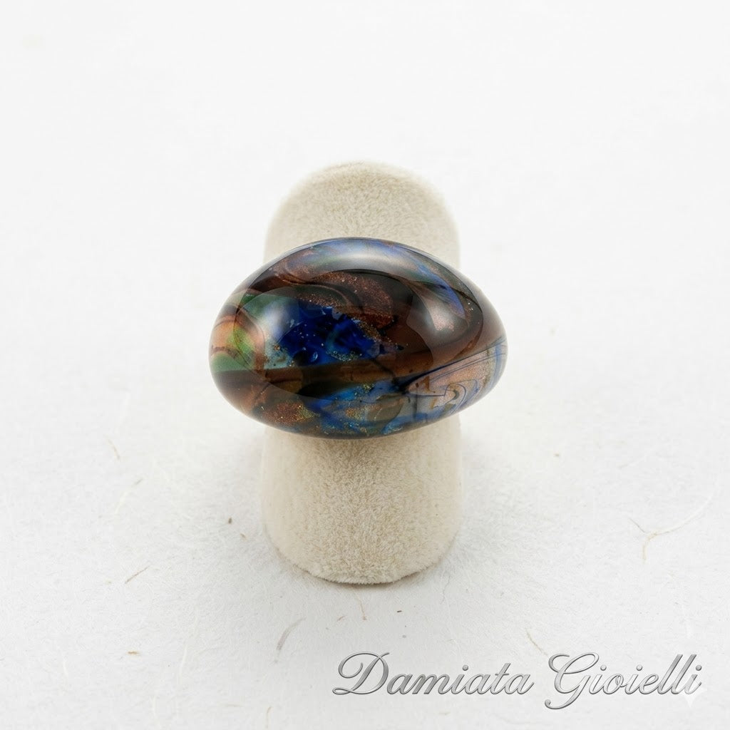 Anello Antica Murrina Venezia donna in vetro 185