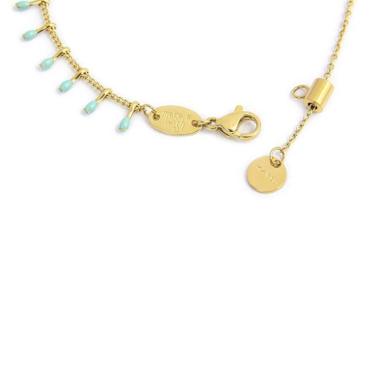 Bracciale a catena donna Marlù in acciaio dorato 18BR192G-T