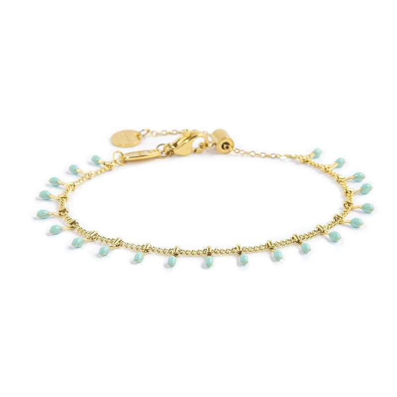 Bracciale a catena donna Marlù in acciaio dorato 18BR192G-T