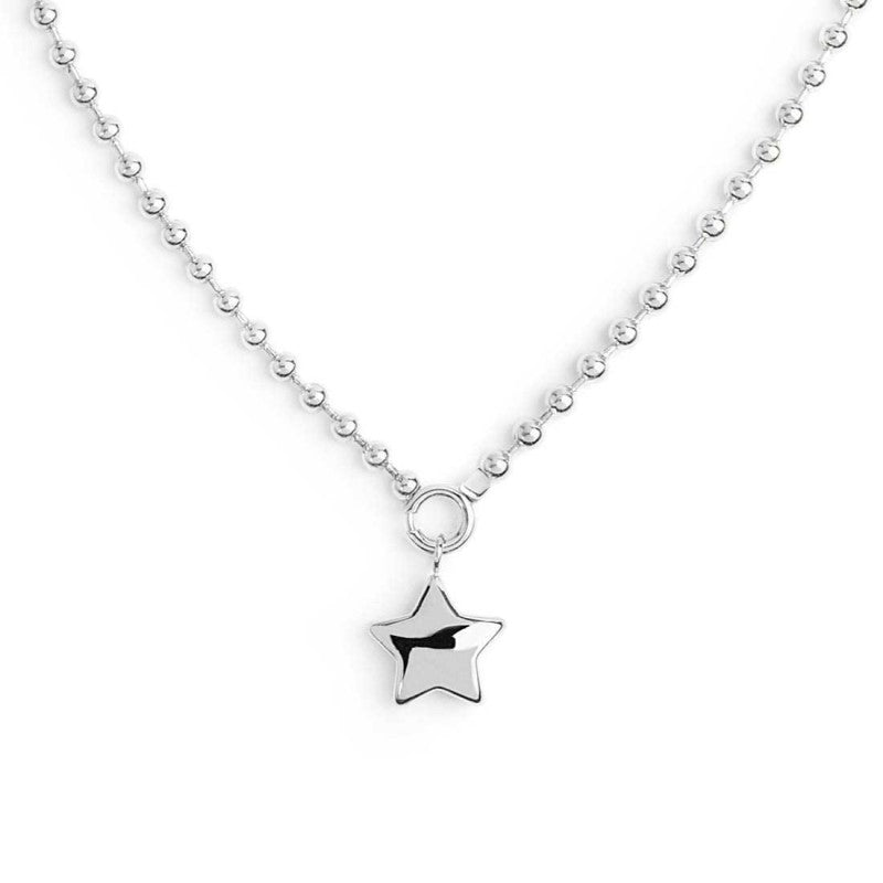 Collana stella donna Marlù in acciaio e charm 18CN126