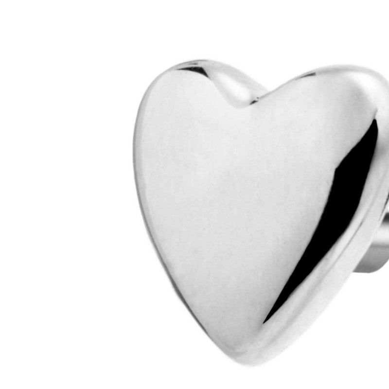 Monorecchino a cuore donna Marlù in acciaio 18OR125