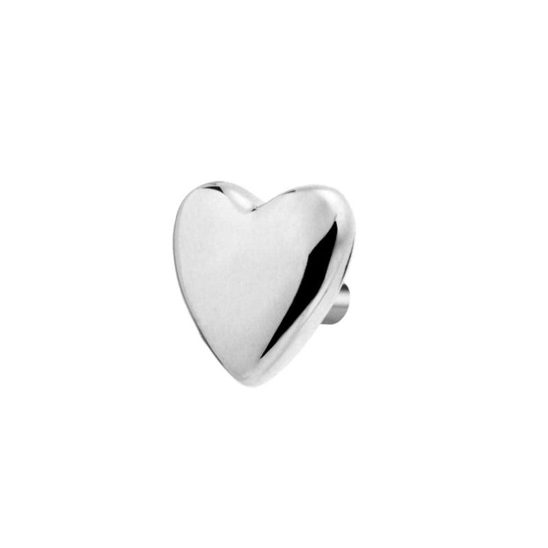 Monorecchino a cuore donna Marlù in acciaio 18OR125