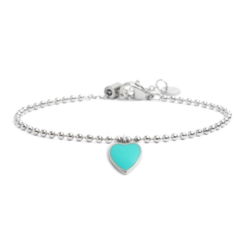 Bracciale cuore bimba Marlù in acciaio smaltato 18BR046T