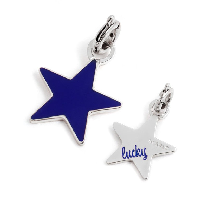 Charm a stella unisex Marlù in acciaio smaltato 18CH068