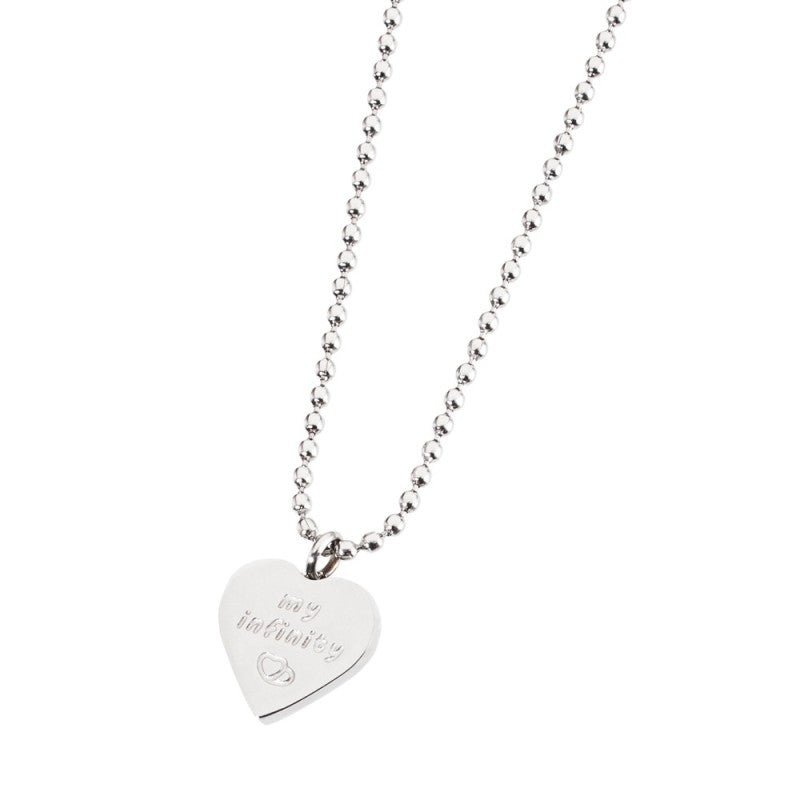Collana con cuore donna Marlù in acciaio 18CN029