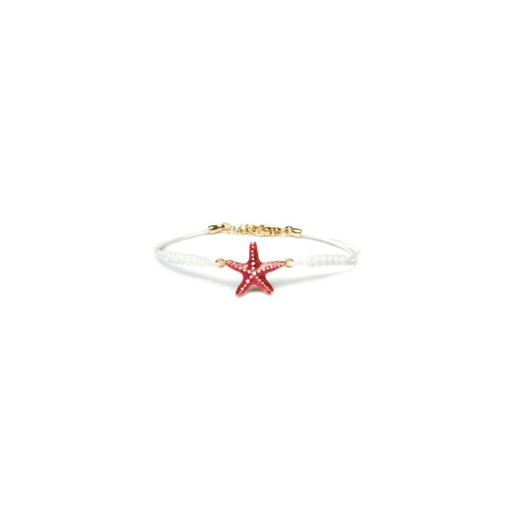 Bracciale donna Isola Bella Stella Marina in argento e cordoncino 20000032
