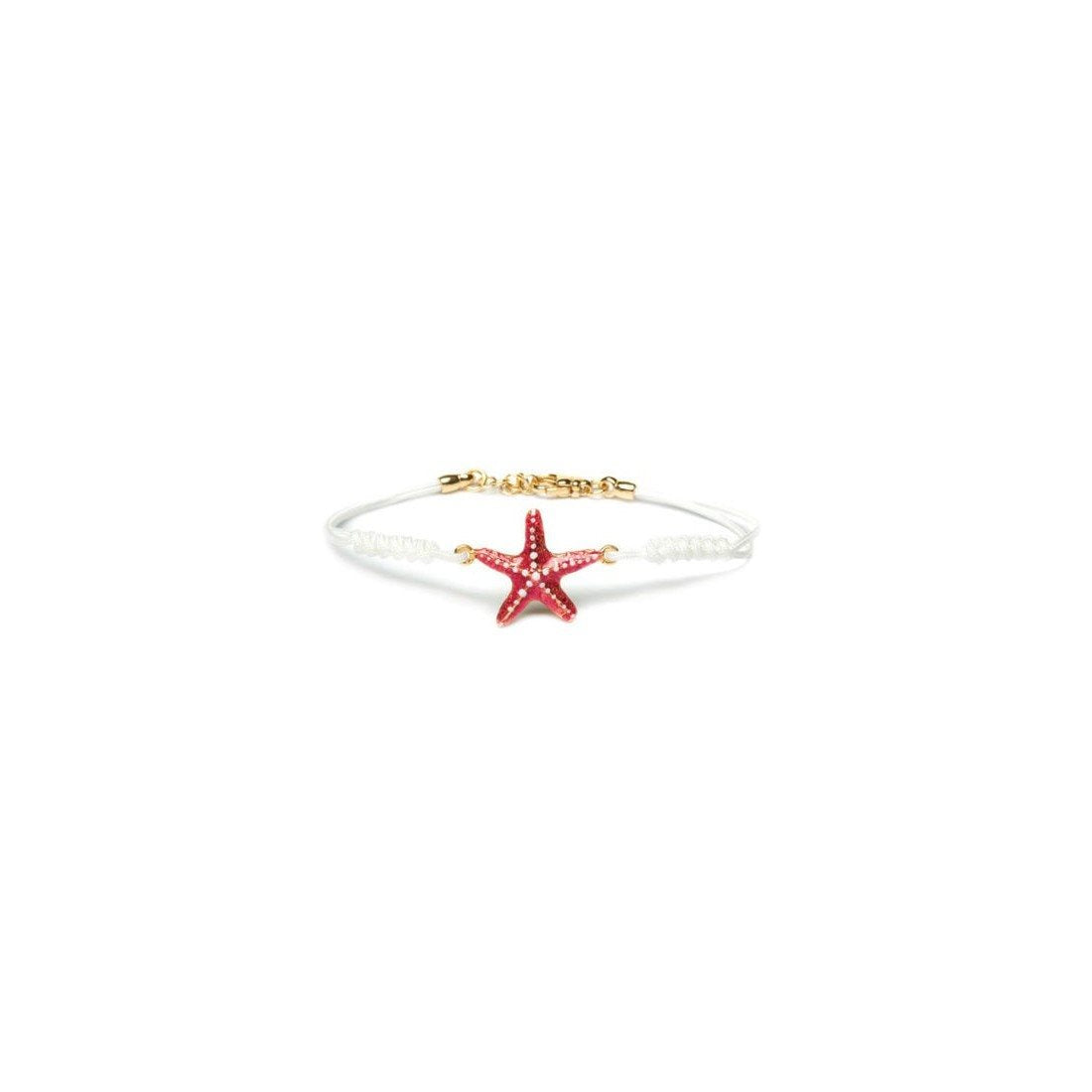 Bracciale donna Isola Bella Stella Marina in argento e cordoncino 20000032