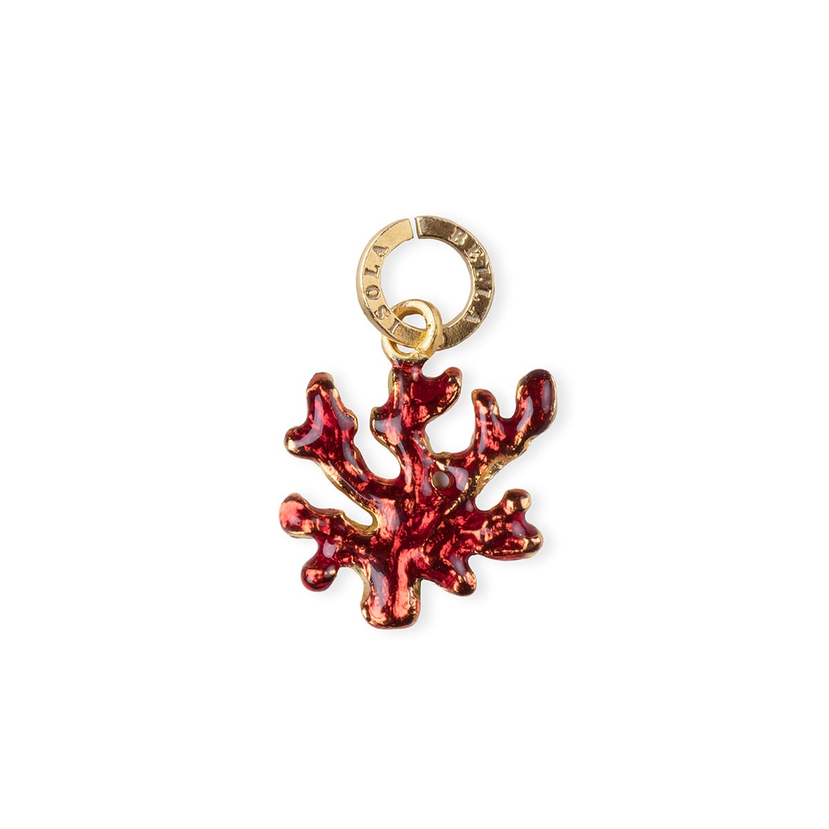 Charm donna Isola Bella Corallo in argento 20000045