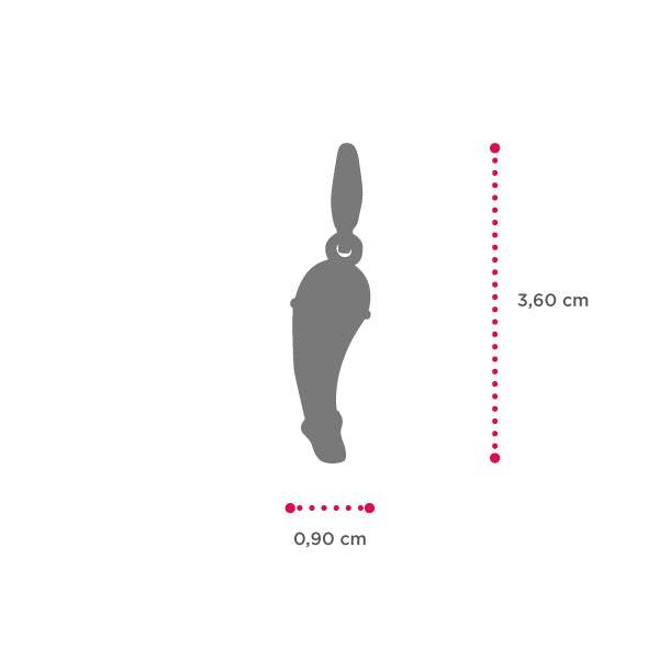 Charm donna Isola Bella Asso di Bastoni in argento e zirconi 20000135