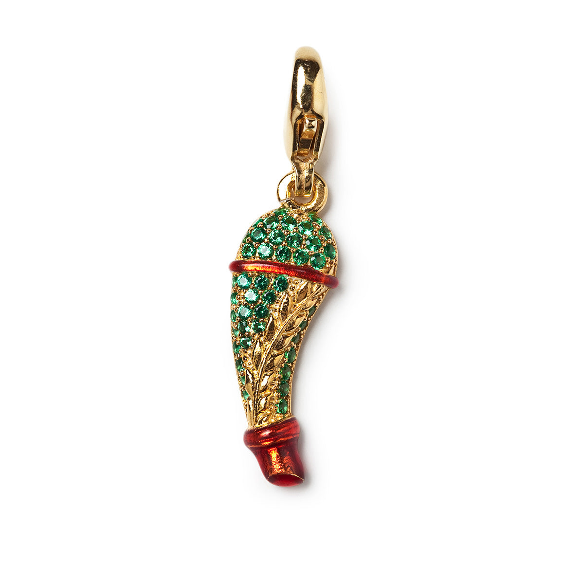 Charm donna Isola Bella Asso di Bastoni in argento e zirconi 20000135