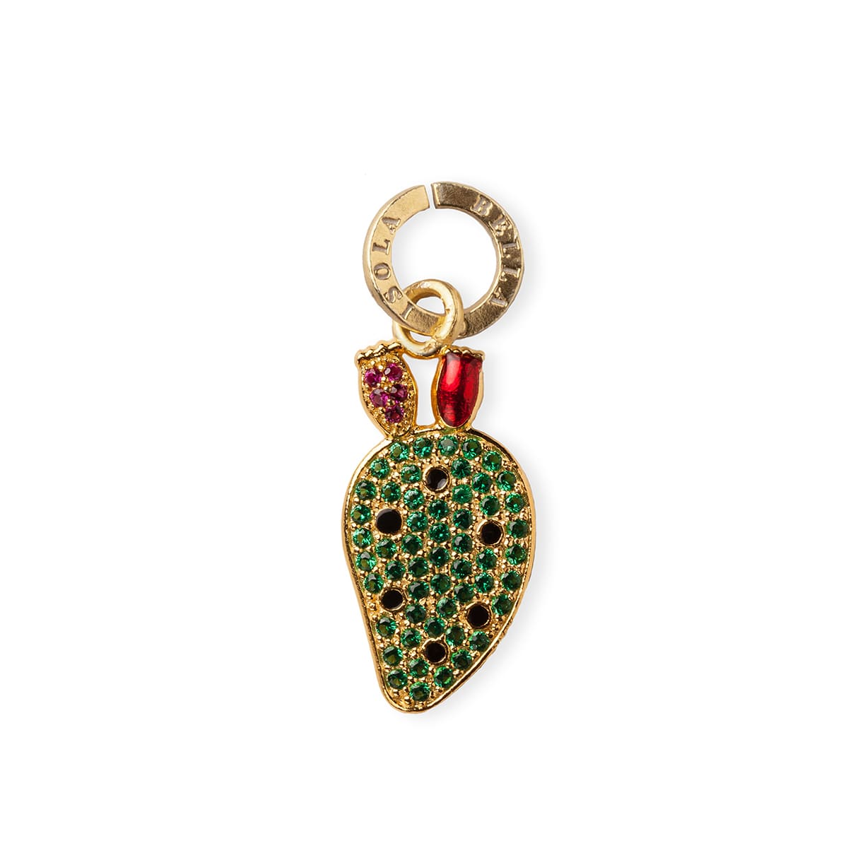 Charm donna Isola Bella Fico d'India in argento e zirconi 20000140
