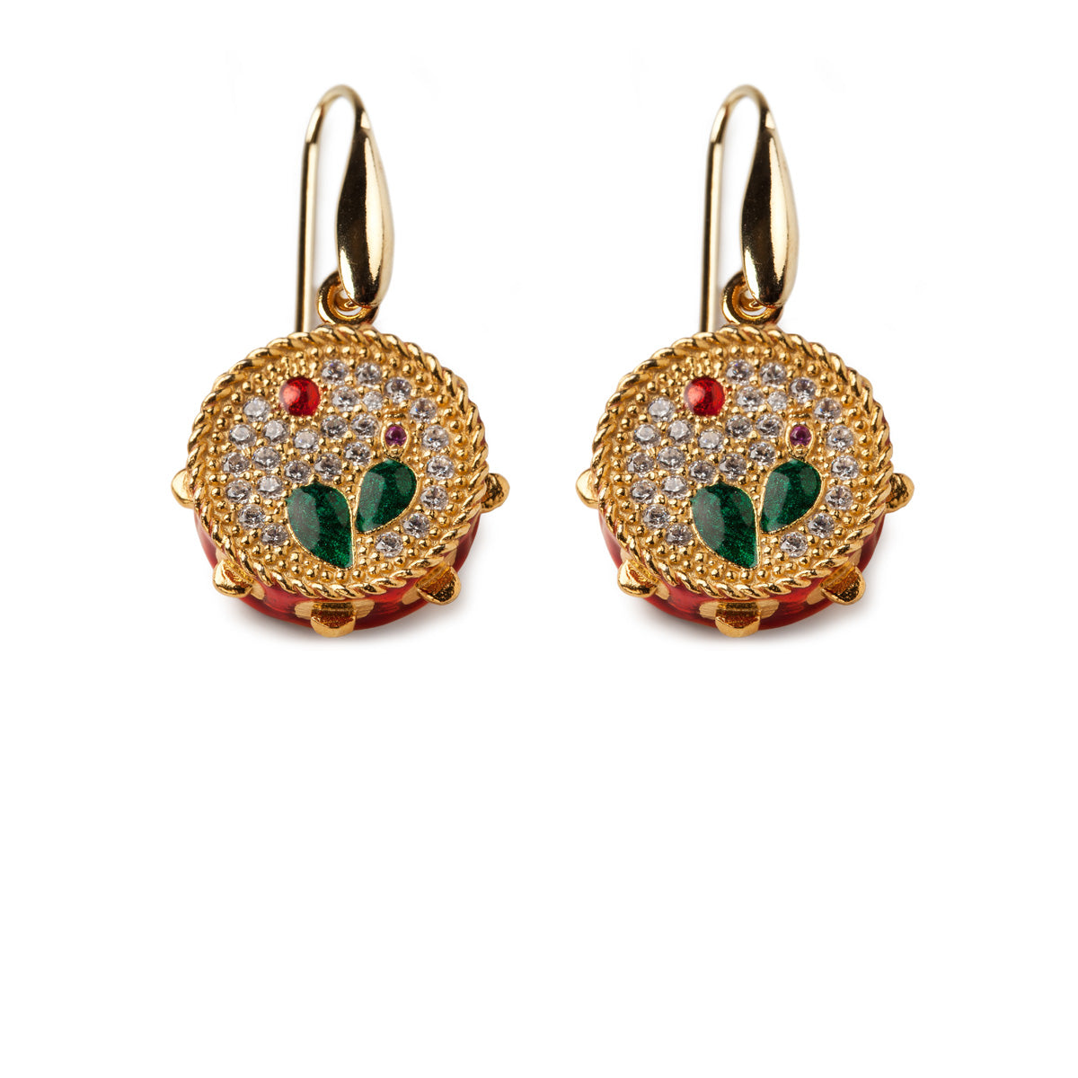 Orecchini donna Isola Bella Tamburello in argento e zirconi 20000156