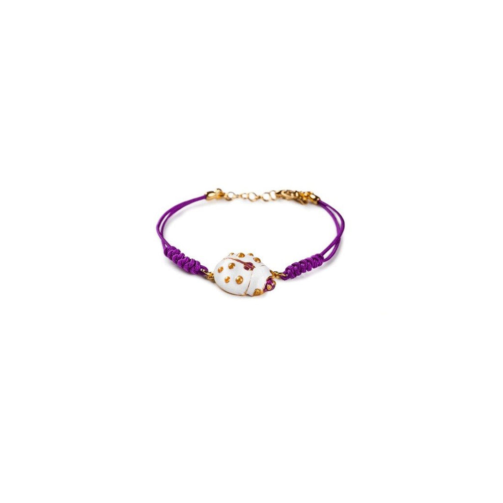 Bracciale donna Isola Bella Coccinella in argento e cordino 20000170
