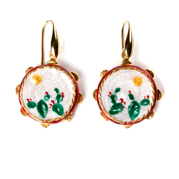 Orecchini donna Isola Bella Tamburello in argento 20000196