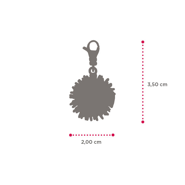 Charm donna Isola Bella Riccio Marino in argento 20000200