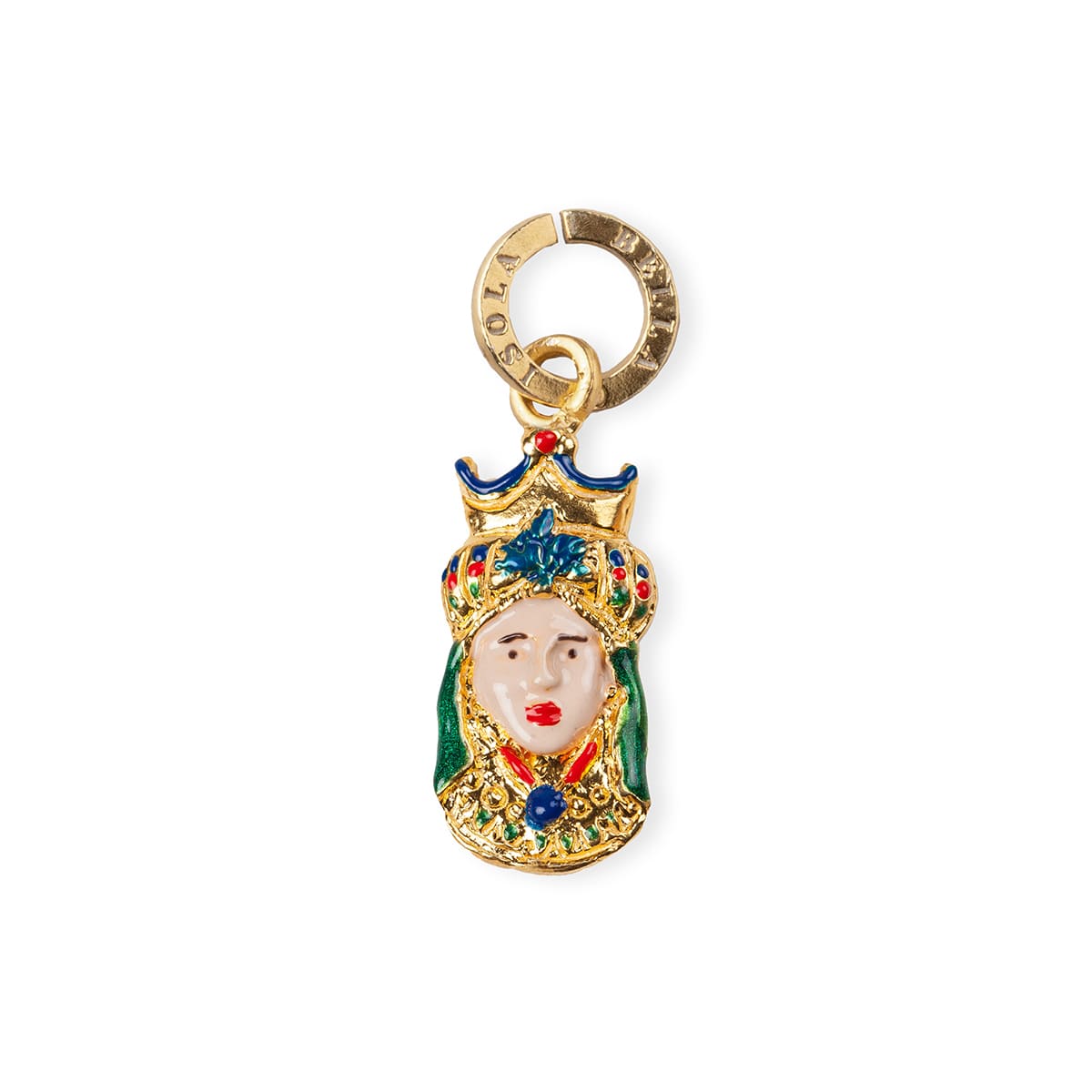 Ciondolo donna Isola Bella Regina Mori in argento smaltato 20000308