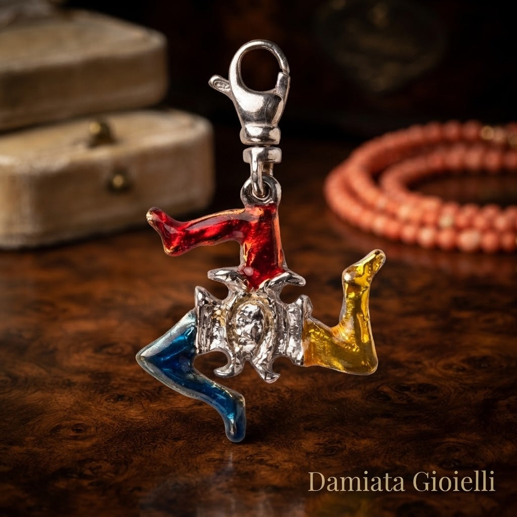 Charm donna Isola Bella Trinacria in argento ref. 20000467