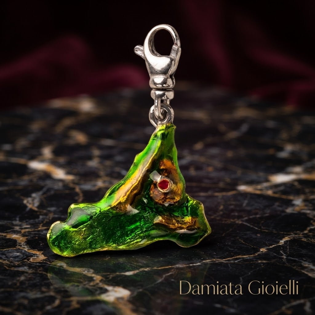 Charm donna Isola Bella Sicilia in argento ref. 20000487