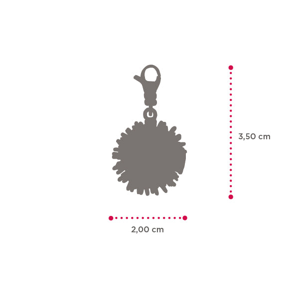 Charm donna Isola Bella Riccio Marino in argento e zirconi 20000511