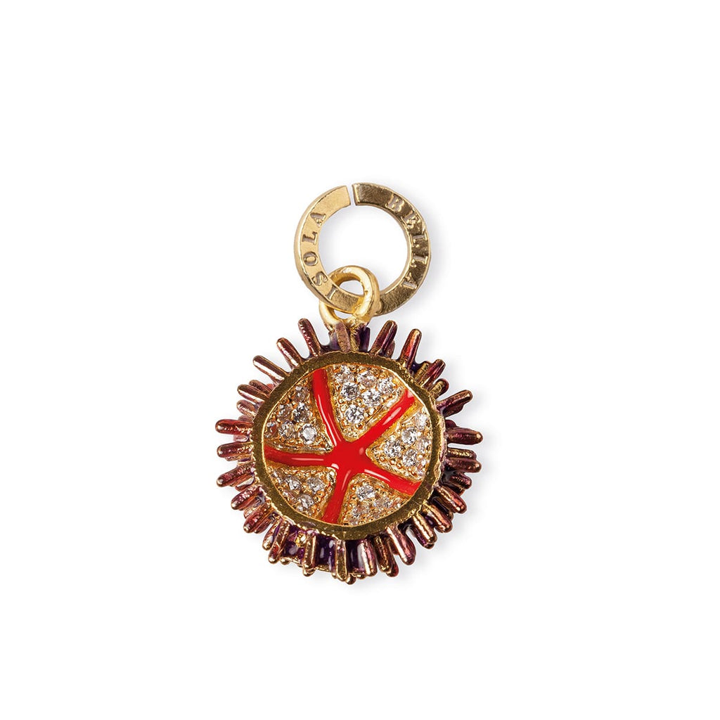 Charm donna Isola Bella Riccio Marino in argento e zirconi 20000511