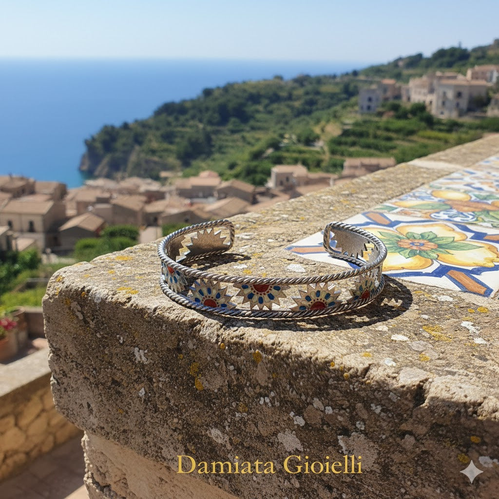 Bracciale donna Isola Bella Sole Nero in argento 20000552